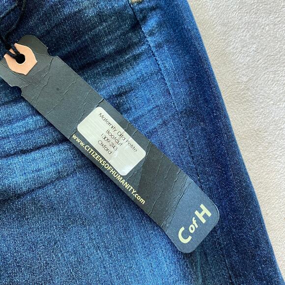 Citizens of Humanity NWT Maternity Dita Petite Bootcut Jeans Size 27 Belly Panel - Picture 6 of 10